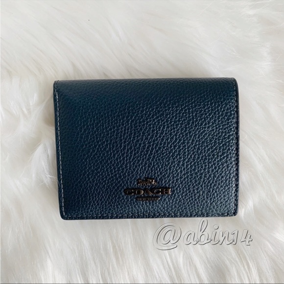 NWT Coach Small Snap Colorblock Interior Leather Wallet - Picture 5 of 7